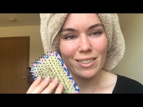 ASMR Hair Brushing (Role Play, Tapping, Whisper Ramble, and more!)