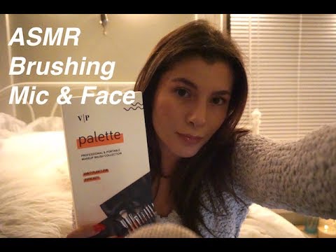 ASMR Face & Blue Yeti Mic Brushing & 150,000 Subscriber Giveaway Info!