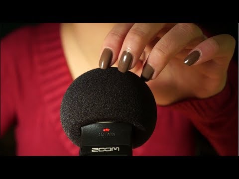 ASMR. Touching, Scratching & Brushing the Microphone