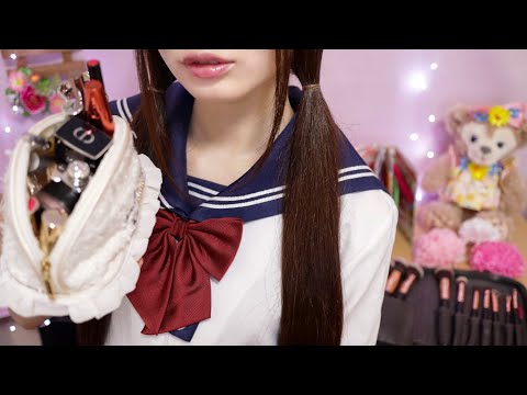 ASMR Magic Makeup with Japanese Trigger Words!💄(60fps, Touching Face, Personal Attention, Tapping)