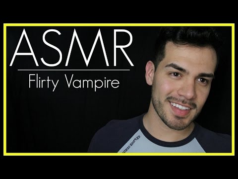 ASMR - Flirty Vampire Role Play (Male Whisper, Fantasy, Romantic)