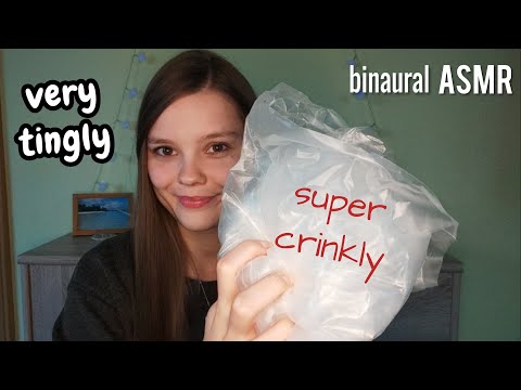ASMR Crinkly Plastic Tingles (Slow AND Fast Crinkling Sounds)