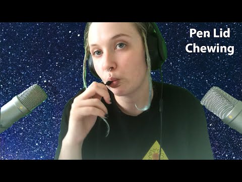 Pen Lid Chewing ASMR 🤩😴