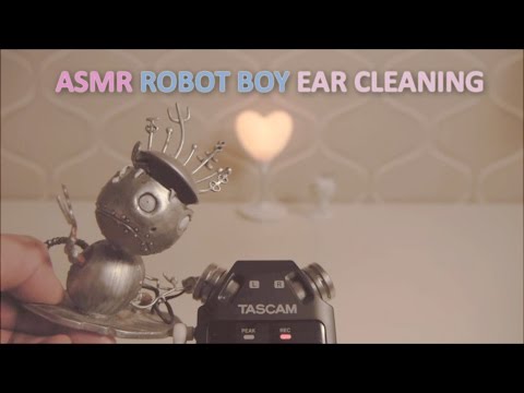 ASMR. Relaxing with Robot Boy 로봇소년 귀청소 (Binaural)(No talking)
