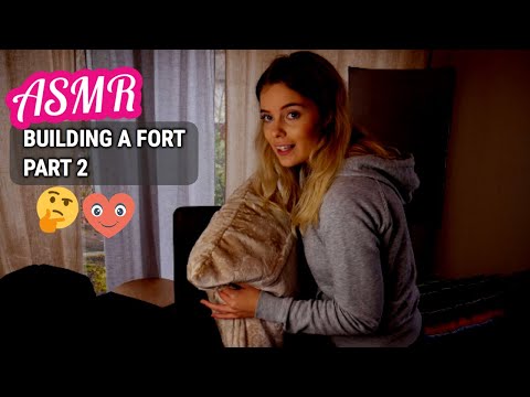 ASMR Building A Fort Part 2 - Soft Spoken