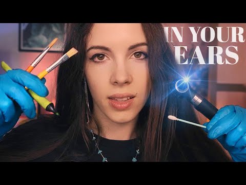 ASMR | Ear Cleaning & Grooming 👂 (INTENSE Ear Sounds For Tingles!)