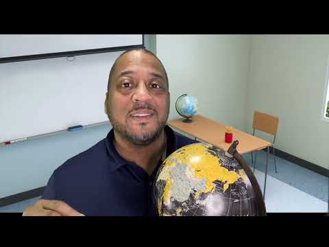 ASMR High School Substitute Teacher Roleplay Whispering Globe Spinning USE HEADPHONES