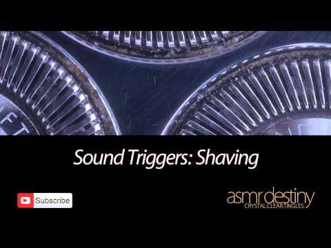 ASMR Shaving ~ Sound Triggers (3D, binaural, ear-to-ear)