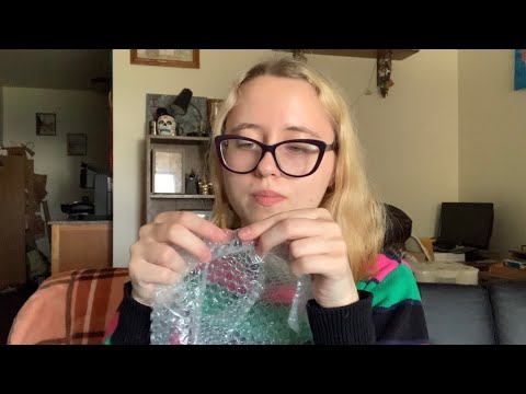 Bubble Wrap Popping ASMR | Crinkly Sounds