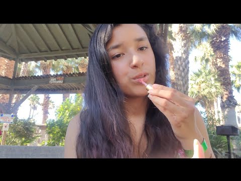 ASMR Mouth sounds outside happy 4th of July
