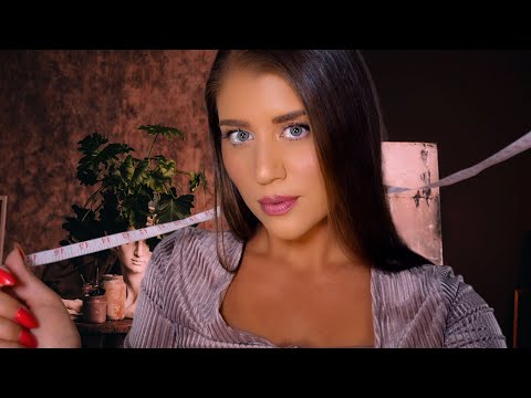 ASMR Roleplay | Measuring You (Inaudible Whispers, Writing Sounds)