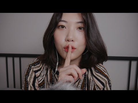 [Layered ASMR] Whispering/Hand movement/Ear blowing/Hand sound/Teeth tapping
