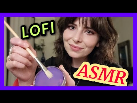 Painting your face, Triggers that viewers like + New sounds! (LOFI ASMR)
