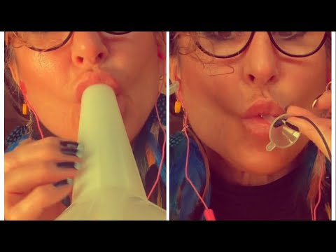 ASMR funnels - teeny weeny tiny ones | average sized ones and that monster sized one