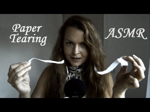 ASMR Paper Tearing / Ear-To-Ear /  ( No Talking ) Paper Sounds