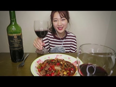 [Eng Sub][상황극 ASMR] 널 위해 이벤트를 준비했어~ Wine Tasting | Steak Eating Sound |