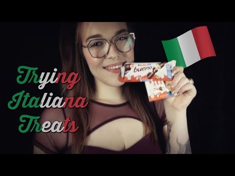 ☆★ASMR★☆ Trying Italiana Treats 🇮🇹