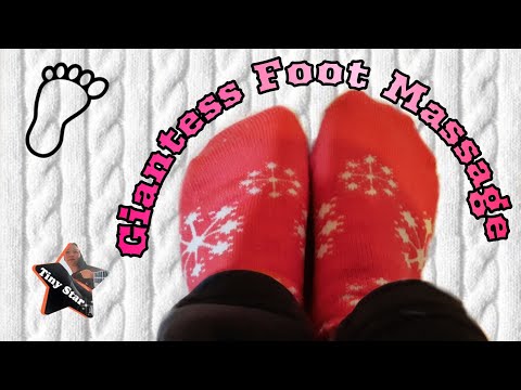 ASMR POV TINY YOU GIVES A FOOT MASSAGE (Sock Scratching) 👣🧦 [Tiny Star Exclusive Teaser]