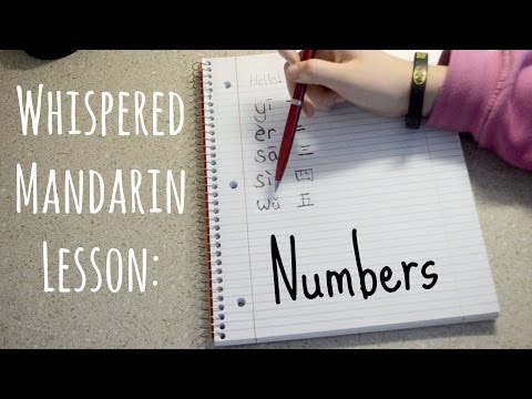 ASMR | Chinese Numbers Lesson