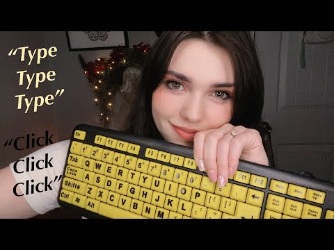 Asking you Random Questions • ASMR Typing Sounds • Click Click •