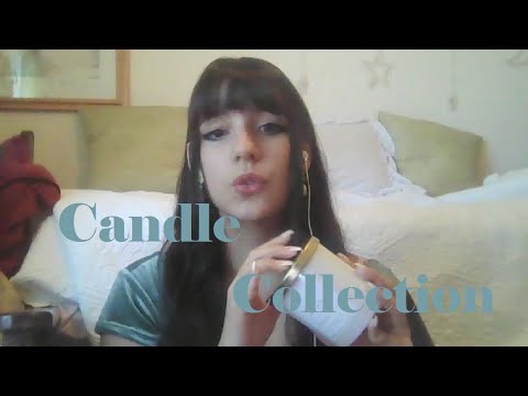 ASMR 🕯️ My Candle Collection  (Tapping w Acrylic Nails)