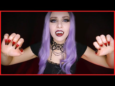 ASMR Vampire hypnosis. Follow my hands and DO AS I COMMAND. You must sleep. Layered Whispers. 💜