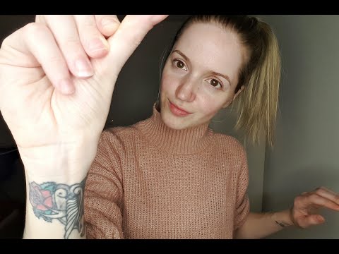 ASMR pure hand sounds with personal attention, tongue clicking, hand movements, whispering