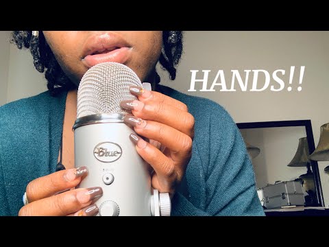 ASMR Personal Attention Whispering "Sleepy" with Hand Movements