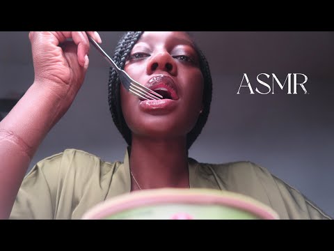 ASMR EATING NOODLES 🍜 + SMALL TALK