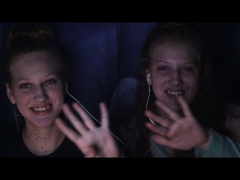 Twins ASMR- Hand movements/ Repeating trigger words.
