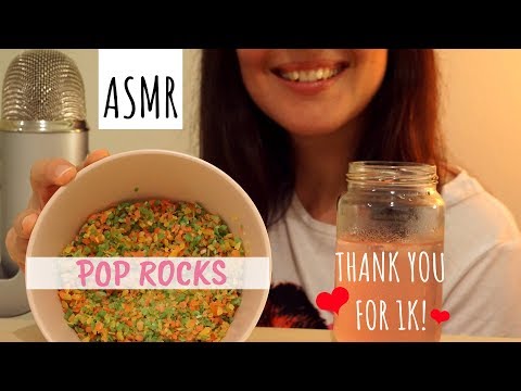 ASMR: Super Tingly Pop Rocks ~ Thank You for 1000 Subscribers! (Whispered)