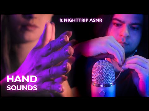 👐 ASMR HAND SOUNDS NO TALKING 📽 COLLAB WITH @NightTrip ASMR, INTENSE HAND SOUNDS ASMR NO TALKING