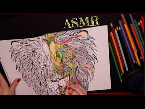 ASMR Relaxing Sounds for sleep 💤 Coloring & listening to Soothing Background music