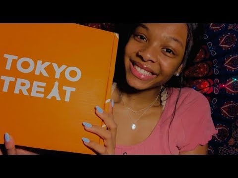 ASMR trying Japanese snacks + rambling || Tokyo Treat