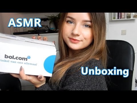 ASMR - Unboxing My Package (tapping, crinkling, whispers)