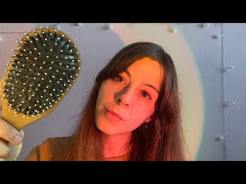 ASMR / HAIRPLAY, hairbrushing , giving you a trim, hair clipping, personal attention 🌸