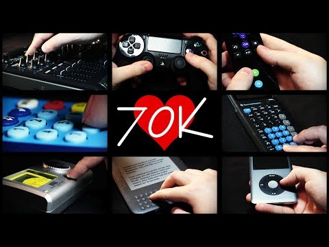 ❤️70K SUBSCRIBERS SPECIAL!❤️ 164. Electronic Buttons MULTI-SCREEN - SOUNDsculptures - ASMR