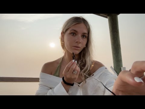 ASMR By The Water🌊 (Relaxing Whisper, Waves, Nature Sounds)