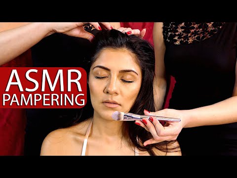 Ultra ASMR Pampering ♥ Scalp Massage, Face Brushing, for Relaxation 😴
