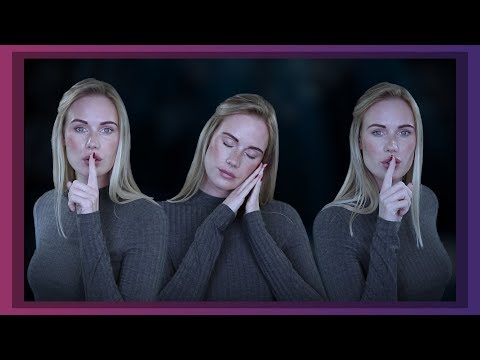 ASMR Whispers in the Night (breathy layered whispers with meditative sounds)
