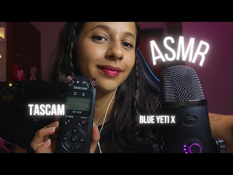 ASMR | BLUE YETI X TASCAM qual vc prefere ?