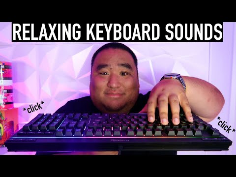 ASMR | Relaxing Keyboard Sounds (typing and clicking)