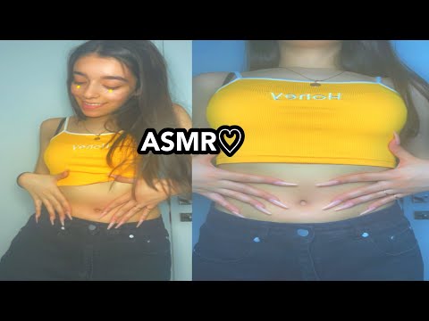 ASMR | SCRATCHING MY BELLY BUTTON & JEANS WITH EXTREMELY LONG NAILS *tingles for ears* RELAXATION💙