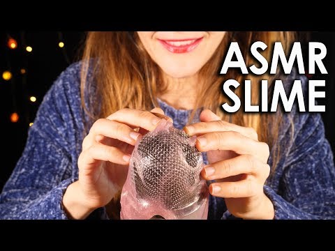 ASMR Love 😍 Satisfying Slime On Microphone 4k (No Talking) Blue Yeti