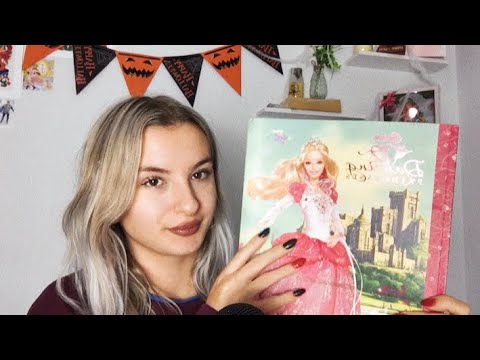 ASMR: reading you a bedtime story (Barbie and the 12 dancing princesses) 🐈🩰👰🏼✨