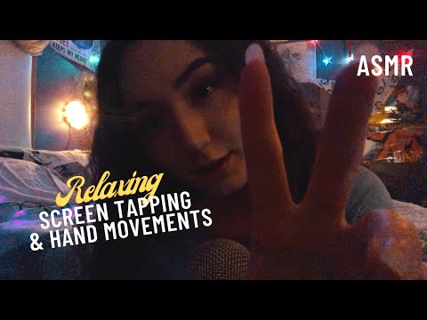 ASMR Screen Tapping + Relaxing Hand Movements & Unpredictable Triggers