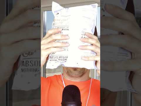 ASMR Crinkles From A Packet #short