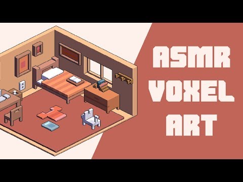 ☆ASMR - Creating Voxel Art☆