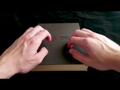 ASMR - Tapping and scratching on headphone box