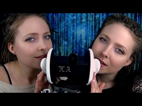 TWINtastic ASMR ~ Close Up Ear Nomming, Whispers & Kisses 💋